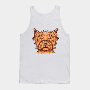 Cute Cairn Terrier Dog Tank Top